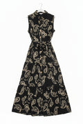 Vestito Lungo Boho-Chic con Cintura