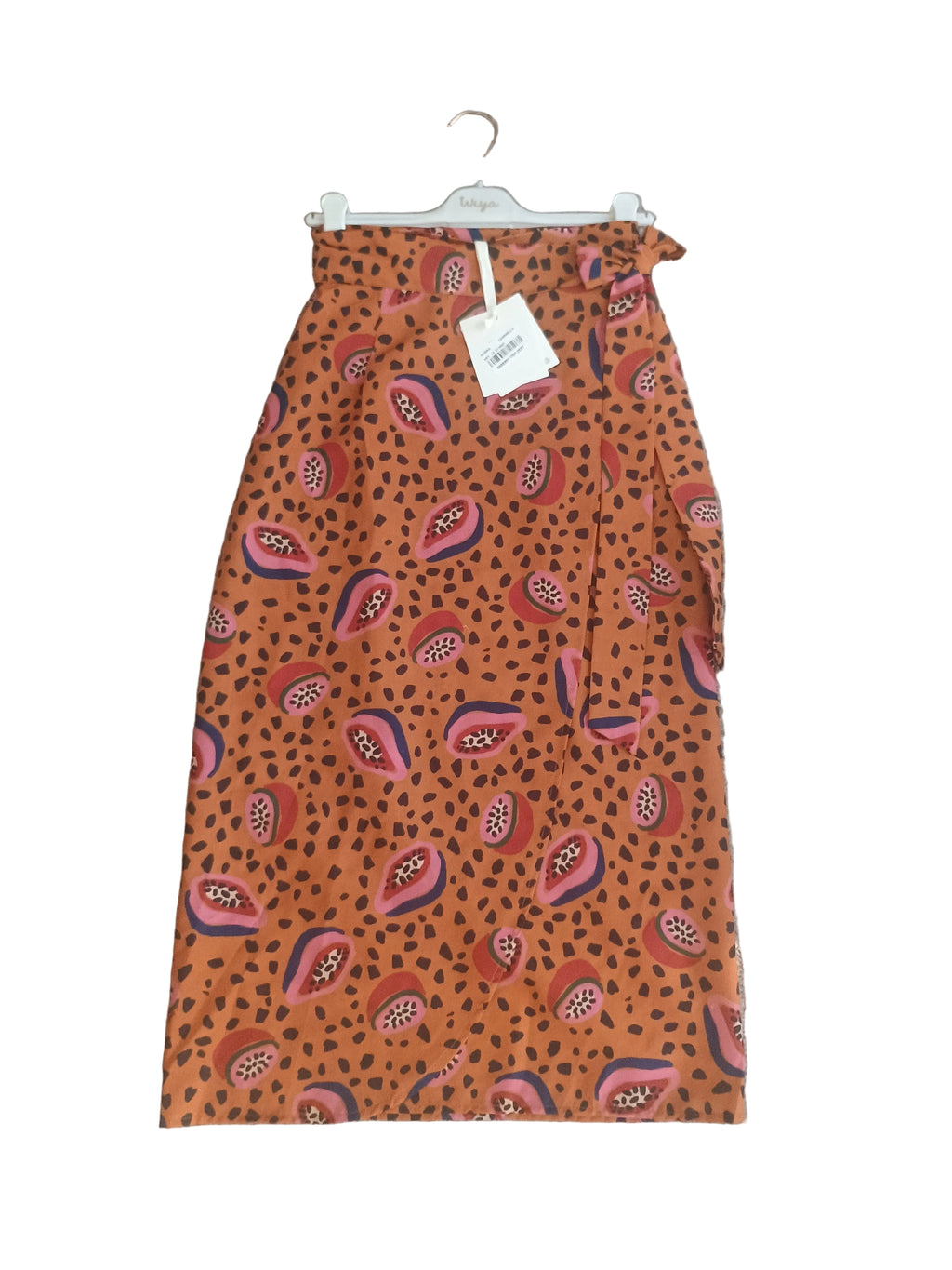 Pareo Lungo a Portafoglio con Stampe Estive