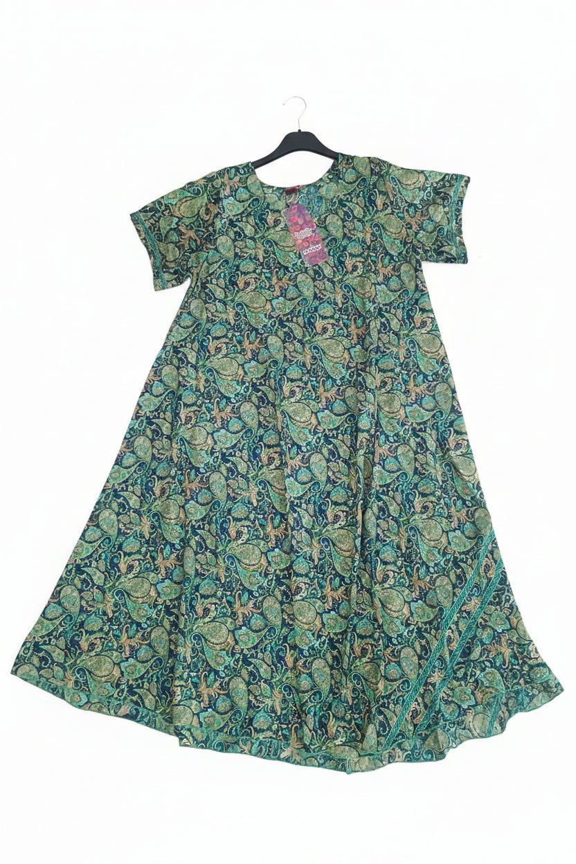 Abito Lungo Fantasia Paisley