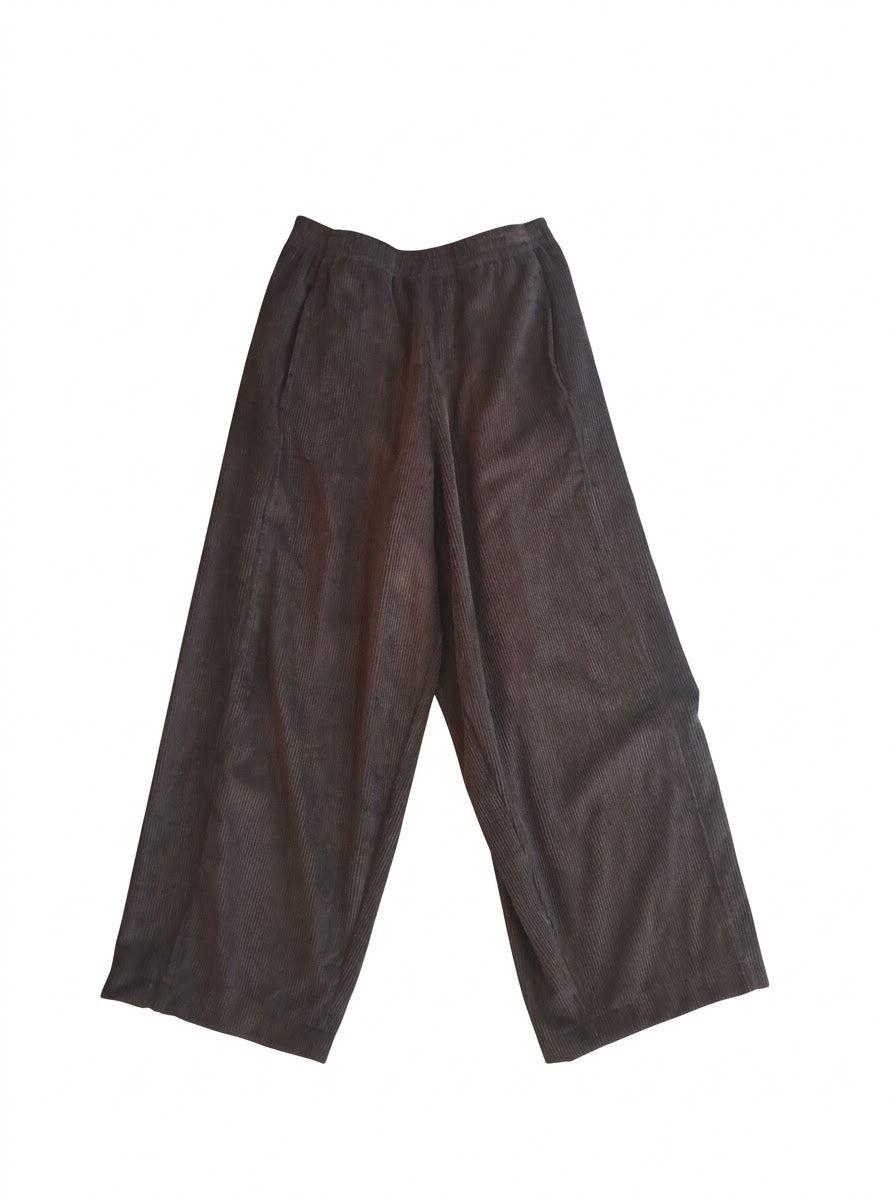 NEW Pantalone in Velluto a Coste con Elastico