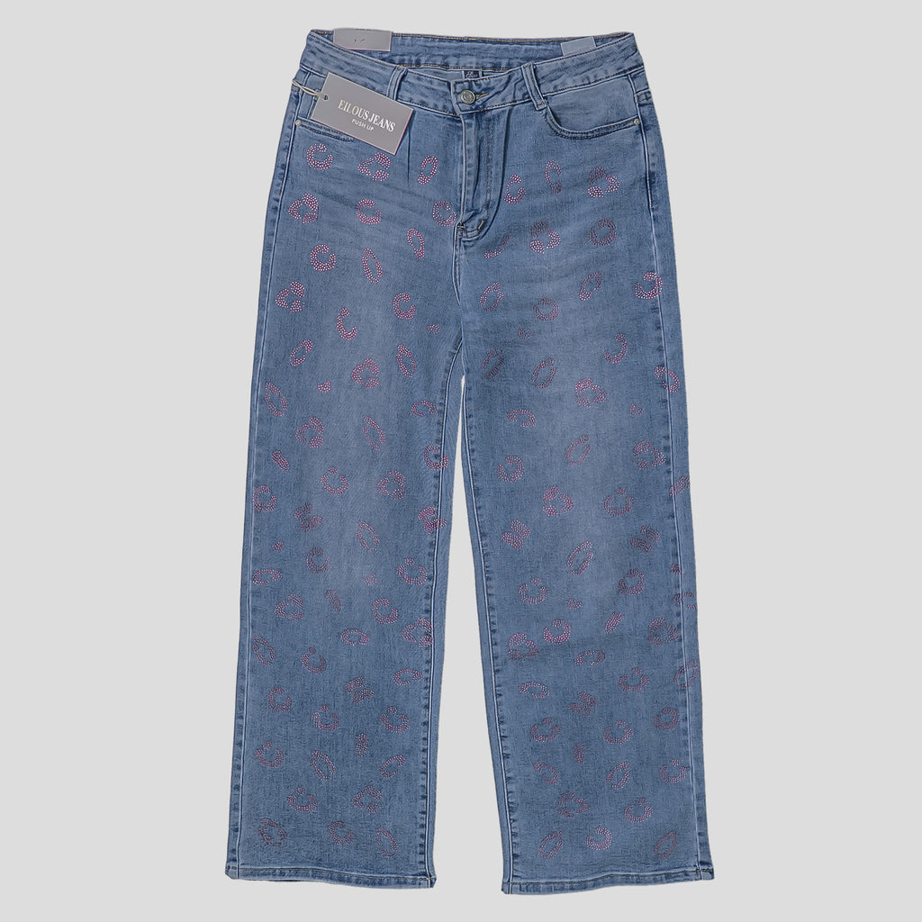 Jeans Animalier Rosa