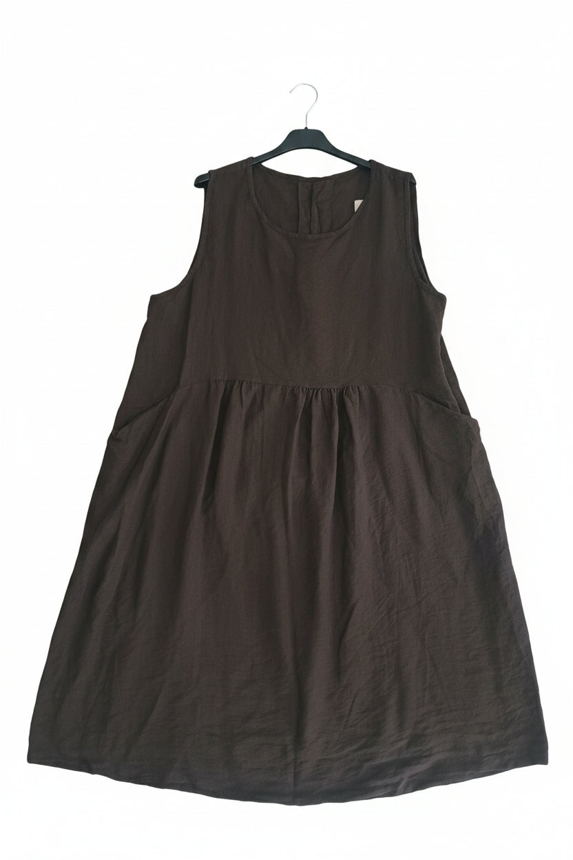 Abito Corto Linea Morbida con Tasche