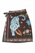 Gonna Pareo Midi "Wild Jungle" con Stampa Tigre – Variante Regolabile