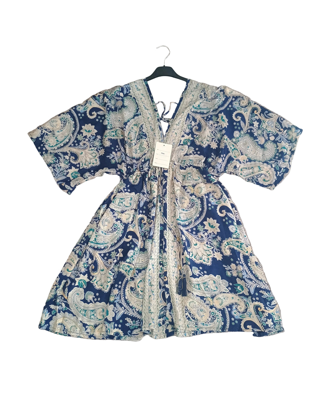 Abito Corto Stile Impero Fantasia Boho-Chic