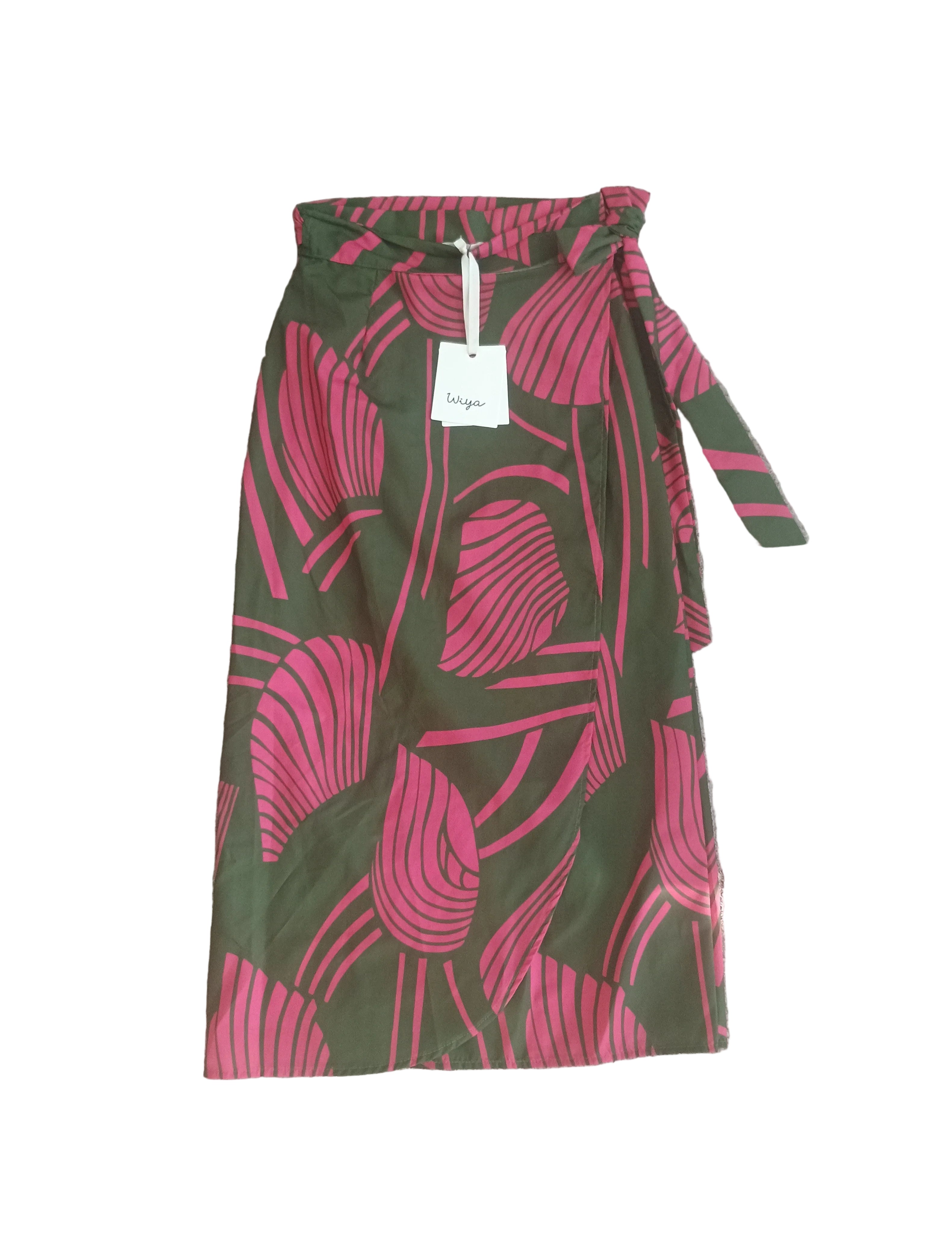 Pareo Lungo a Portafoglio con Stampe Estive