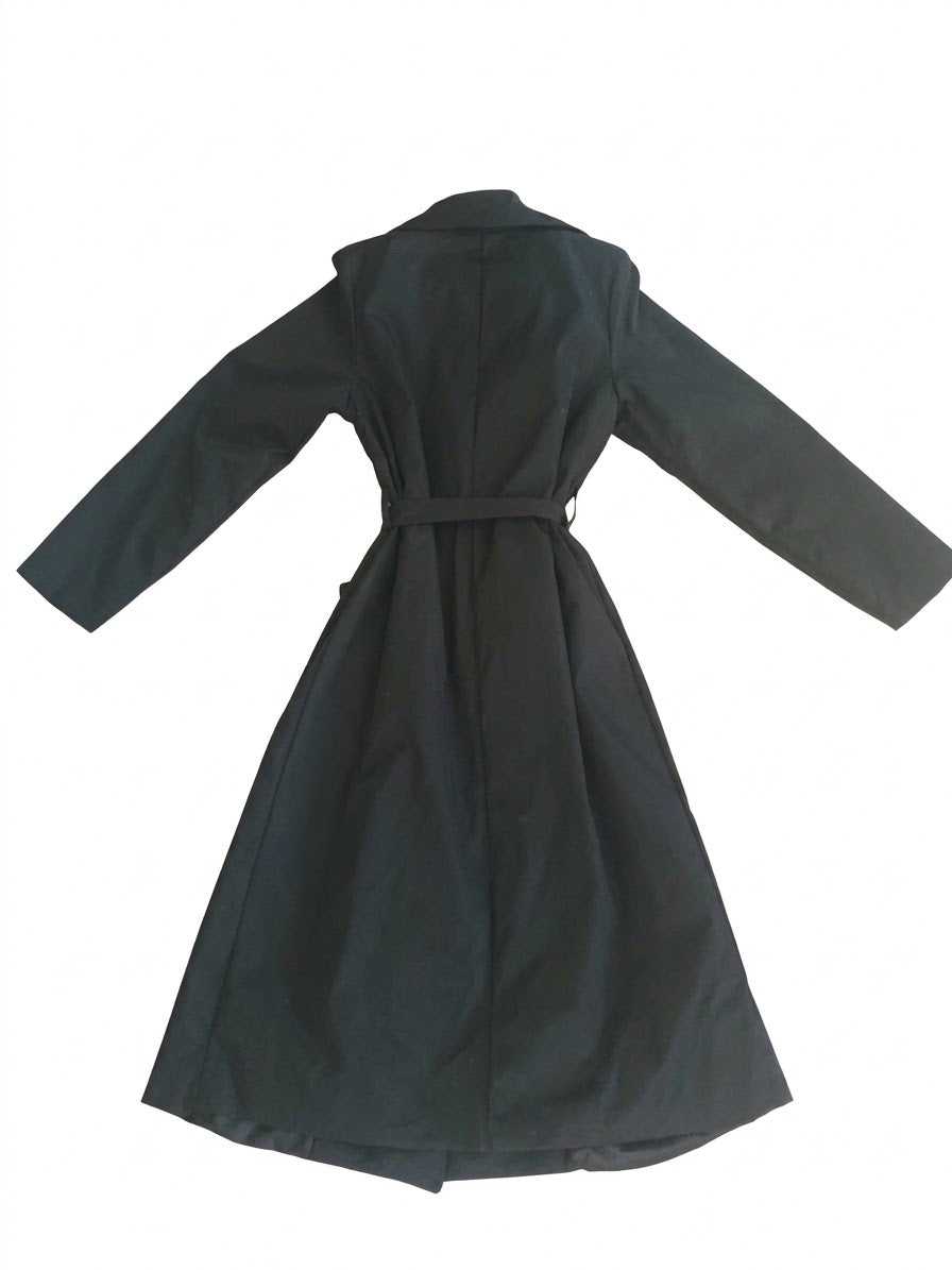 NEW Trench Lungo Doppiopetto con Cintura