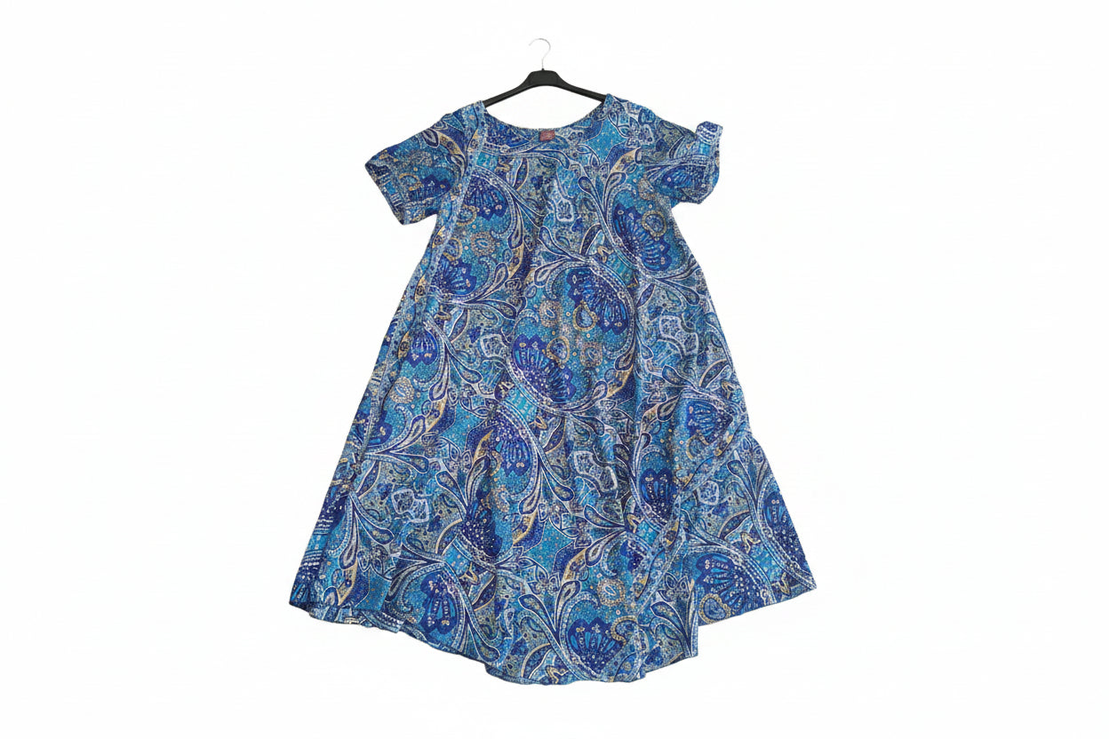 Abito Lungo Fantasia Paisley