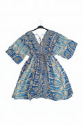Abito Corto Stile Impero Fantasia Boho-Chic