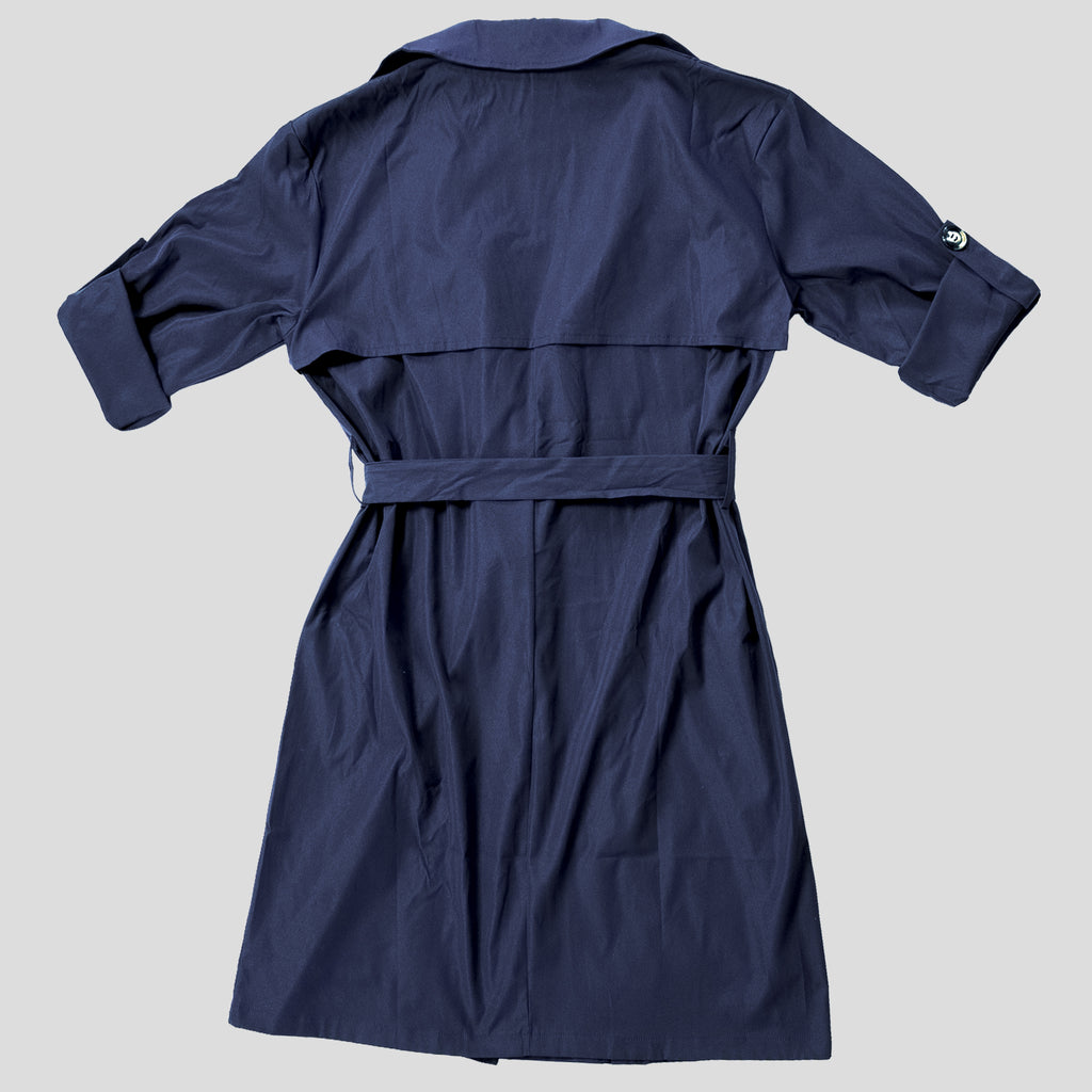 Trench Lungo - Blu Navy