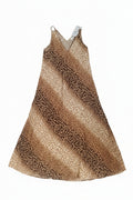 Abito Maxi Fluido a Fantasia Leopardata sfumata