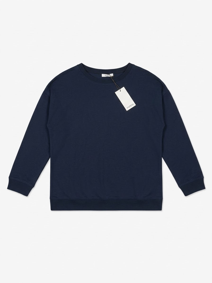 NEW Maglia Fluida a Maniche Lunghe con Dettaglio