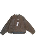 NEW Giacca-Camicia Oversize in Similpelle con Coulisse